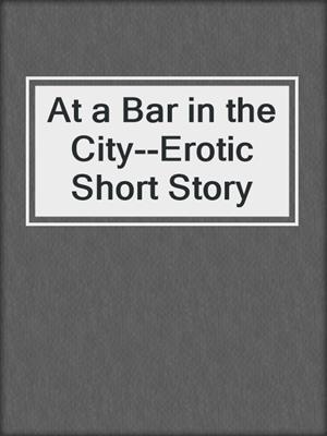 cover image of At a Bar in the City--Erotic Short Story