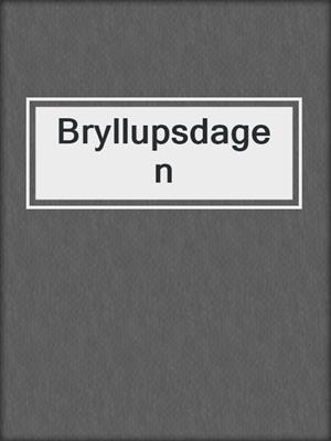 cover image of Bryllupsdagen