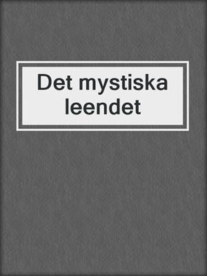 cover image of Det mystiska leendet