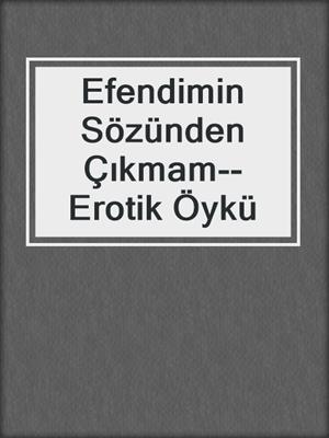 cover image of Efendimin Sözünden Çıkmam--Erotik Öykü