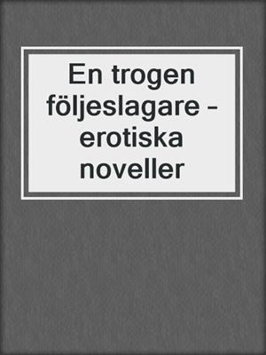 cover image of En trogen följeslagare – erotiska noveller