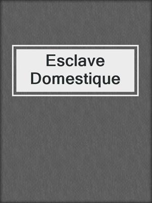 cover image of Esclave Domestique