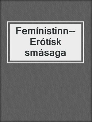 cover image of Femínistinn--Erótísk smásaga