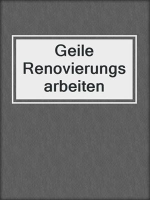 cover image of Geile Renovierungsarbeiten