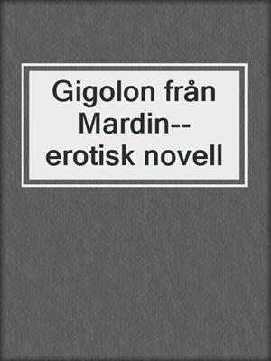 cover image of Gigolon från Mardin--erotisk novell