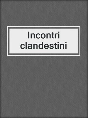 cover image of Incontri clandestini