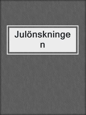 cover image of Julönskningen