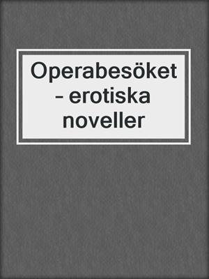 cover image of Operabesöket – erotiska noveller