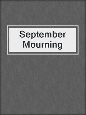 cover image of September Mourning