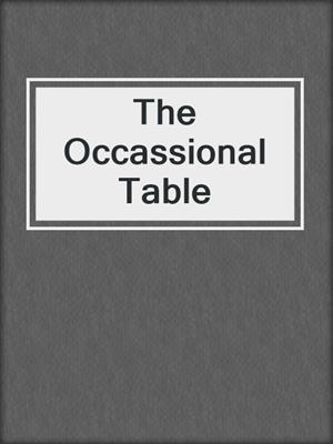 cover image of The Occassional Table