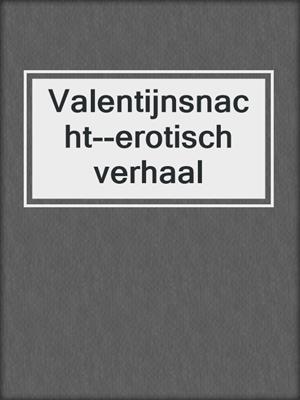 cover image of Valentijnsnacht--erotisch verhaal