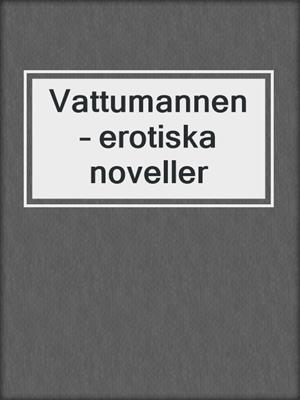 cover image of Vattumannen – erotiska noveller